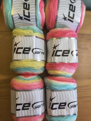 Wool yarn ice cakes - yarn,