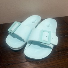 Sole Mates 8 turquoise buckle