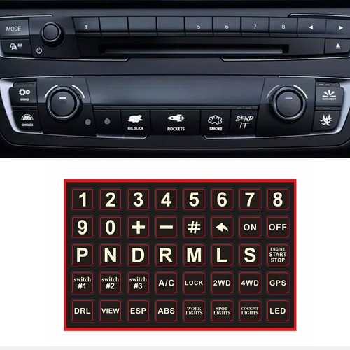 40pcs sheet luminous - luminous, car