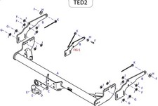 Towtrust Fixed Flange Towbar