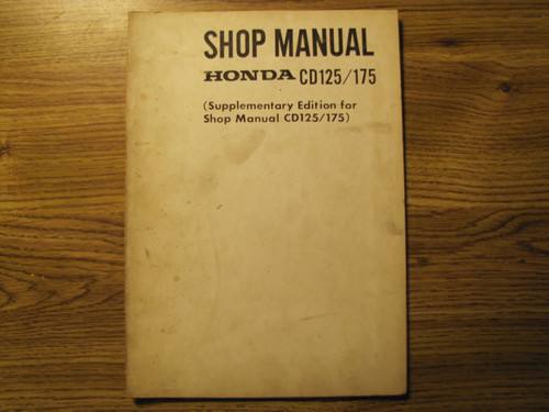 1969 honda cd125 cd175 shop - honda,