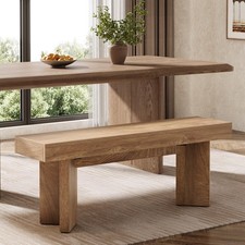 Farmhouse Wooden Dining Bench