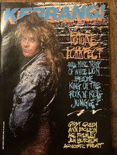 Kerrang Music Magazine #167 Ace Frehley White Lion Ann Boleyn