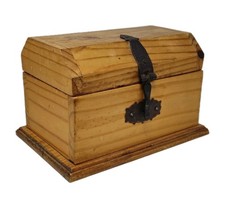 Antique Wood Trunk Treasure