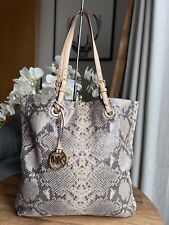 Michael Kors  Handbag  MK Snake Print Genuine Leather Shopper Tote Shoulder bag