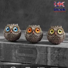 Lucky Owl Guardian-The Wise Watcher of The Felt Realistic Owl Animal Figurines