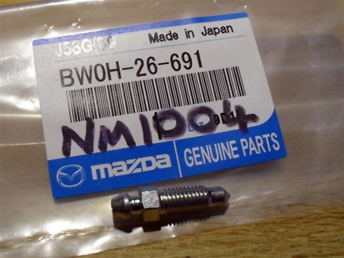 Rear brake caliper bleed - brake,