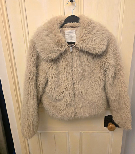 Matalan girls grey faux - grey,