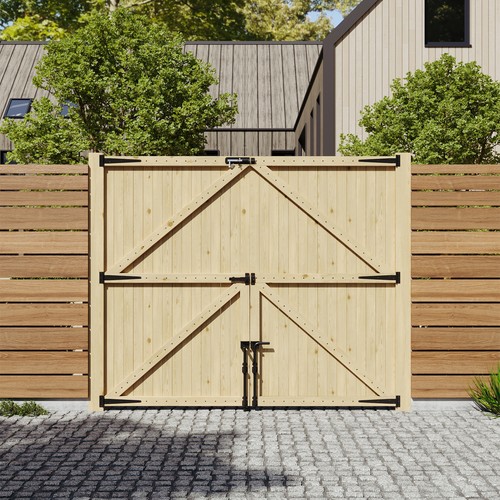 Wooden driveway gates - gates, heavy