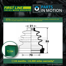 CV Joint Boot fits NISSAN JUKE