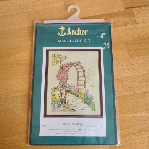 Anchor embroidery kit floral - anchor,