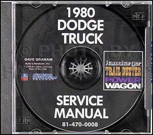 1980 dodge truck shop manual - 1980,
