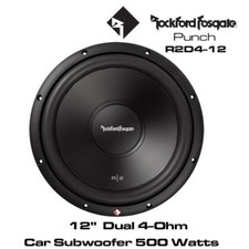 Rockford Fosgate Prime R2D4-12 - 12" R2 4Ohm DVC Car Subwoofer 500 Watts