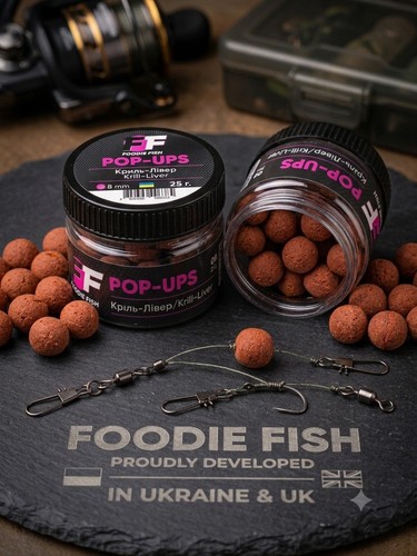 Foodie fish krill liver - fish, krill-liver
