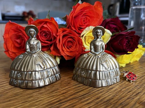 Vintage solid brass - , bell