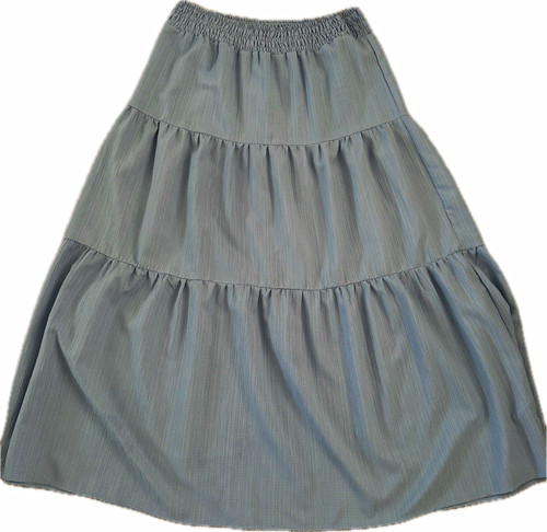 Womens blue tiered midi - womens,
