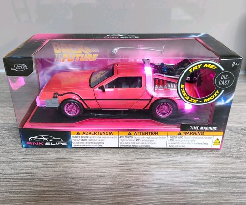 Pink delorean back the - delorean,