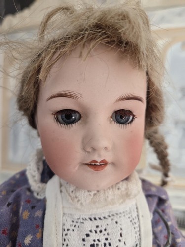 Antique twin head doll - twin,