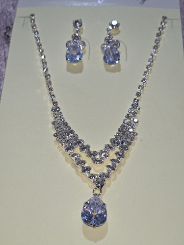 Necklace and earring set - and,
