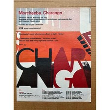 MORCHEEBA CHARANGO POSTER SIZED original music press advert from 2002 with tour 
