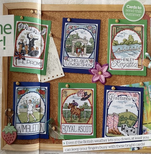 Cross stitch chart summer - cross,