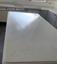 Carrara marble quartz kitchen
