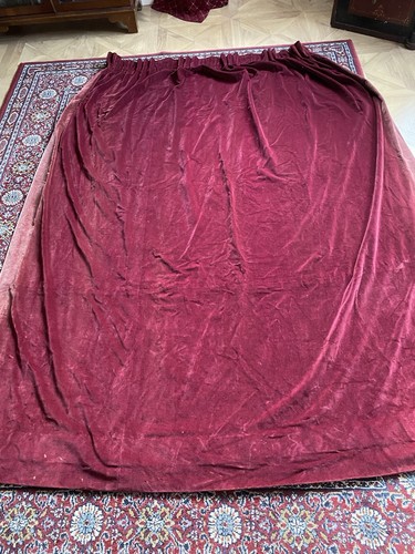 Vintage deep red lined thick - vintage,