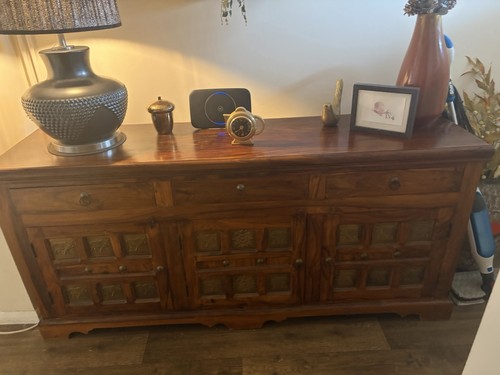 Brown wood freestanding - brown,