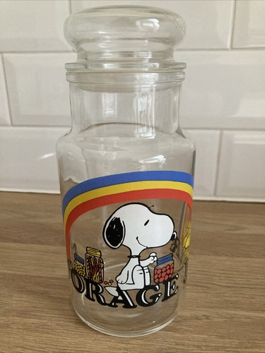 Vintage glass snoopy - vintage,
