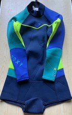 Roxy Syncro Springsuit Wetsuit – Size 10 – Navy / Lime / Blue