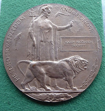 WW1  MILITARY BRONZE MEMORIAL