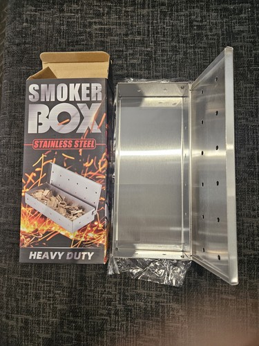 Stainless steel smoker box - stainless,