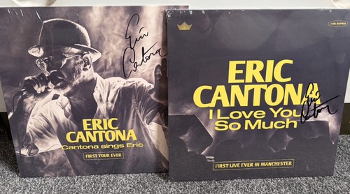 Eric cantona signed - cantona, vinyl
