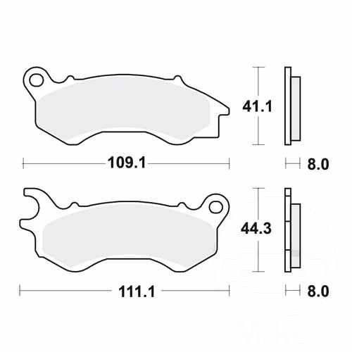 Trw brake pad sintered - trw,