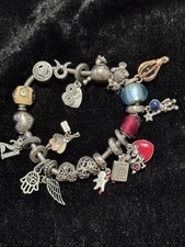 Genuine Pandora Bracelet With 19 Charms