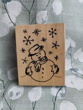 Snowman - Wooden Card Making
