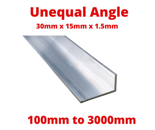 Aluminium unequal angle size - aluminium,