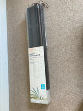 Wooden Dark Wood Venetian Blind 60 x 160cm B&Q Slat Width 27mm