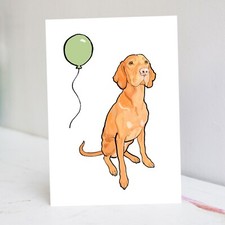 Vizsla Birthday Card | Vizsla