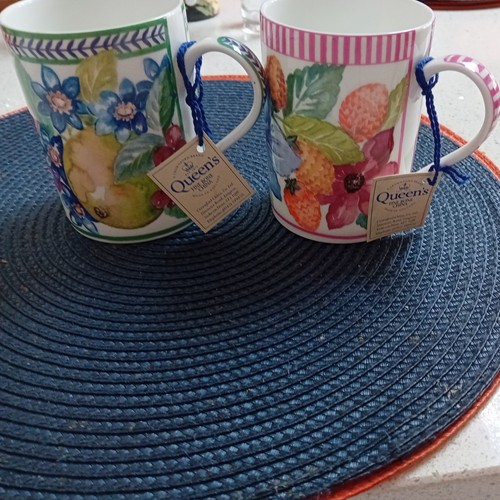 Queens china fresco mugs - 2,