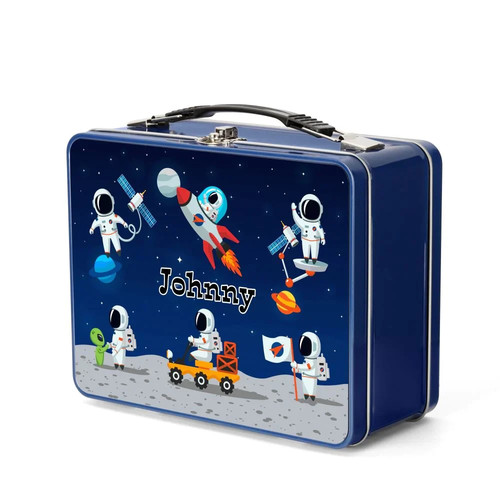 Personalised metal lunch box - metal,