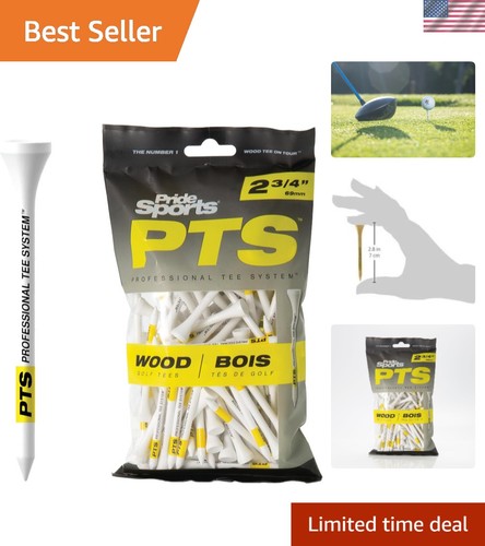 Inch pts wood golf tees - 2-3/4,