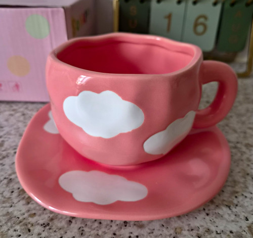 Clouds tea cup saucer - &, set