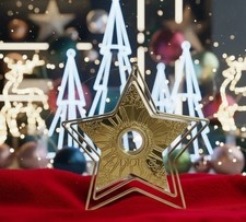 Dior Gold Star Ornament