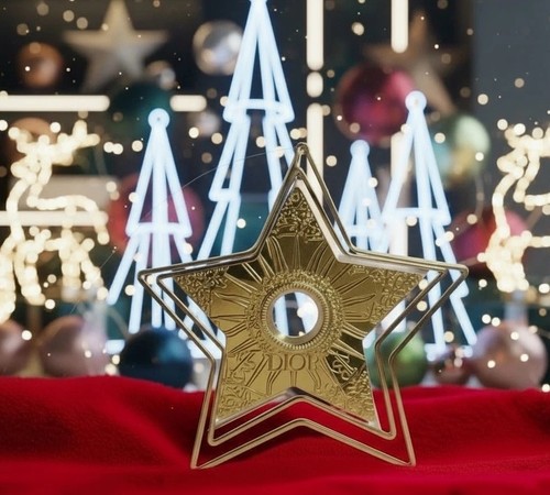 Dior gold star ornament - gold,