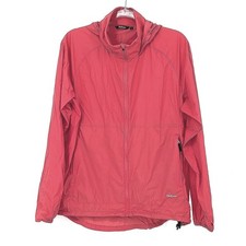 Rohan Windshadow Jacket Women's Large Coral Lightweight Packable Hiking Gorpcore