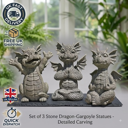 Meditating dragon garden - meditating,