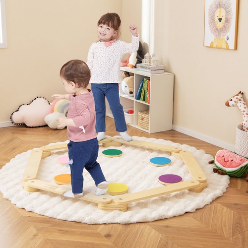 12pcs wooden balance beam kit - 12pcs,