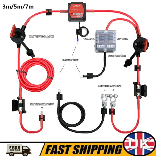 Split charge kit - 3/5/7m,