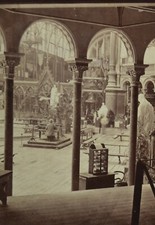 Victorian CDV Albumen Photo 1862 International Exhibition View Of Exhibits LSC